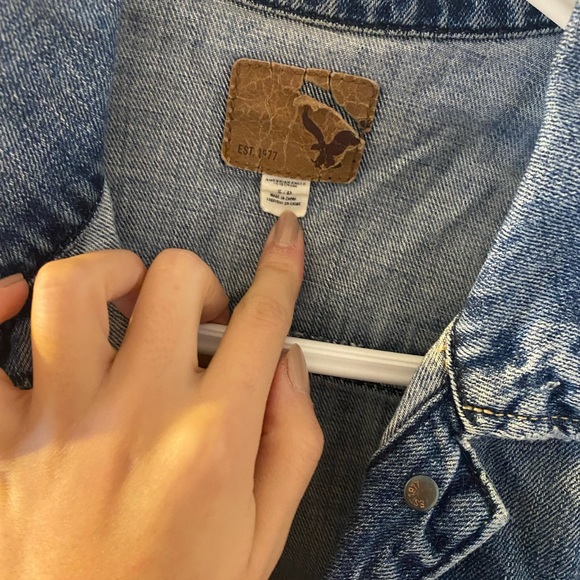 American eagle denim jean jacket - Picture 2 of 3
